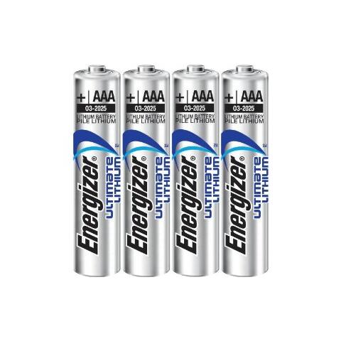 Energizer Batteri Ultimate Lithium AAA 4-pakning AAA Lithium batteier